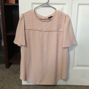 Ann Taylor Pink Short Sleeve